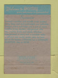 Matchbook Cover - Sterling Furniture Company South Norwalk CT 40 Strike