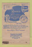 Matchbook Cover - Remsco Supply Valves Corpus Christi TX 40 Strike