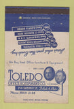 Matchbook Cover - Toledo Office Equipment OH 40 Strike