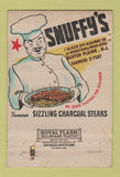Matchbook Cover - Snuffy's Steaks Seafood Scotch Plains NJ 40 Strike
