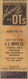 Matchbook Cover - JC smith Carpet Rug cleaning ST Paul MN WORN
