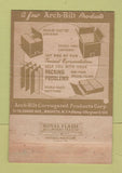Matchbook Cover - Arch Bilt Cartons Maspeth NY 40 Strike