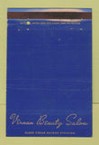 Matchbook Cover - Vernan Beauty Salon New Britain CT 40 Strike