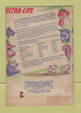 Matchbook Cover - Ultra Lifed Feeds Charles Webster 40 Strike