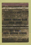 Matchbook Cover - Bay Ridge Driving School Brooklyn NY WEAR 40 Strike