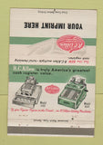 Matchbook Cover - RC Allen Cash Registers Grand Rapids MI 40 Strike