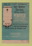 Matchbook Cover - Penfield Gas Hartford CT Water Heater 40 Strike