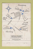Matchbook Cover - Rockland Atlas Bank of Boston MA WEAR 40 Strike