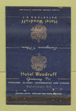 Matchbook Cover - Hotel Woodruff Weatertown NY 40 Strike