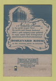 Matchbook Cover - Stevens Hotel Chicago IL Boulevard Room 40 Strike