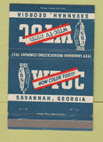 Matchbook Cover - WTOC TV Savannah GA 1957 40 Strike