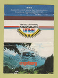 Matchbook Cover - Auskunfte Engelberg Brum Automaten WEAR 40 Strike