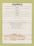 Matchbook Cover - Auskunfte Engelberg Brum Automaten WEAR 40 Strike