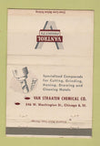 Matchbook Cover - Vantrol Products Chicago IL WEAR 40 Strike