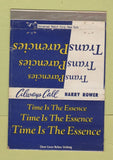 Matchbook Cover - Harry Rower Transparencies New York City 40 Strike