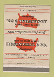 Matchbook Cover - Rosenthal Insurance Newark NJ 40 Strike