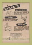 Matchbook Cover - Sakrete Concrete Minneapolis MN 40 Strike