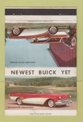 Matchbook Cover - Brown's Buick Waynesboro PA WEAR 40 Strike