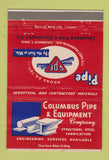 Matchbook Cover - Columbus Pipe & Equipment Columbus OH 40 Strike