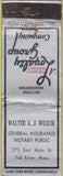 Matchbook Cover - Loyalty Group Co Fall River MA WORN