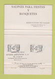 Matchbook Cover - La Hacienda D Los Morales Vazquez De Mella Mexico 40 Strike