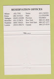 Matchbook Cover - Jolly Hotel Atlanta Brussels Belgium 40 Strike