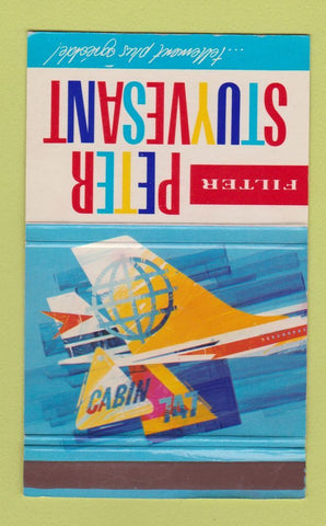 Matchbook Cover - Peter Stuyvesant Filter airline cigarettes? 40 Strike