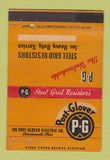 Matchbook Cover - Post Glover Electric Cincinnati OH WEAR 40 Strike