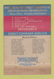 Matchbook Cover - Employers Mutual Insurance Wausau WI WEAR 40 Strike