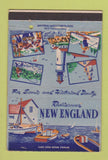 Matchbook Cover - New England Tourism 40 Strike