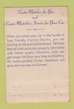 Matchbook Cover - Deery Oil Company Spokane WA Carter 40 Strike