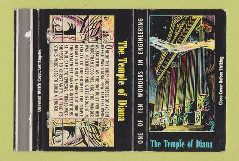 Matchbook Cover - Temple of Diana Arrowsmith Tool Los Angeles CA 40 Strike