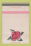 Matchbook Cover - Rose WEAR 40 Strike