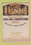 Matchbook Cover - Luell Avenue Liquor Store Rochester NY WEAR 40 Strike