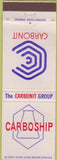 Matchbook Cover - Carboship Carbonit Group