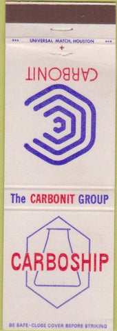 Matchbook Cover - Carboship Carbonit Group