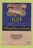 Matchbook Cover - Eljer Plumbing Fixtures Elkhart IN WEAR 40 Strike