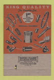 Matchbook Cover - King Quality Products PA auto parts 40 Strike