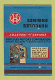 Matchbook Cover - Hercules Engines Canton OH WEAR 40 Strike