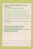 Matchbook Cover - NATional Trust East Riddlesden UK England 40 Strike