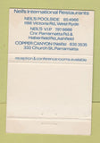 Matchbook Cover - Neil's Catering Australia West Ryde Ashfield 40 Strike