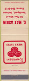 Matchbook Cover - State Farm Insurance Southport IN