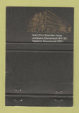 Matchbook Cover - Bowmaker Finance Bowring Lansdowne Bournemouth WEAR 40 Strike