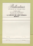 Matchbook Cover - Palma De Mallorca Tito's Ballantine's Scotch 40 Strike