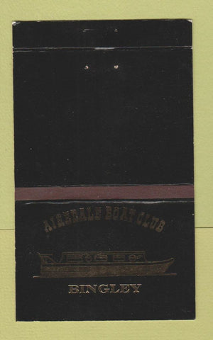 Matchbook Cover - Airedale Boat Club Bingley 40 Strike