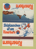 Matchbook Cover - Rinerhorn Skiing Davos 40 Strike