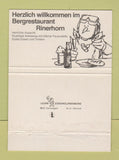Matchbook Cover - Rinerhorn Skiing Davos 40 Strike