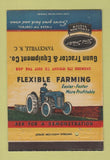 Matchbook Cover - Ford Tractors Yaneyville NC #2 40 Strike