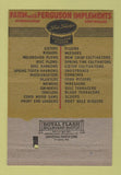 Matchbook Cover - Ford Tractors Yaneyville NC #2 40 Strike