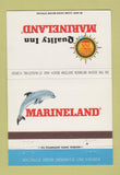 Matchbook Cover - Marineland St Augustine FL 40 Strike